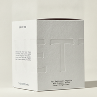 Boîte en carton PCR personnalisée, petite, gaufrée, mate, pour emballage de baume à lèvres écologique