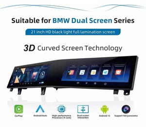 Pemutar DVD Mobil 21 inci, untuk BMW X5/X6 E70/E71 2009-2013, Radio Android, layar sentuh interaktif, navigasi GPS, Carplay MP3 4G DSP - Product Image 4