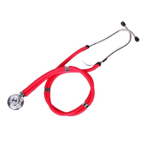 Сделано в Китае профессиональный медицинский двухсторонний стетоскоп высокого качества с двойной головкой стетоскоп со звуковой направляющей трубкой - Product Image 5
