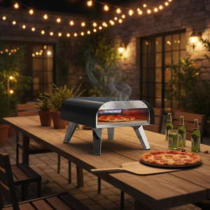 Four à pizza au <span class=keywords><strong>propane</strong></span>, appareil à pizza au <span class=keywords><strong>gaz</strong></span> portable <span class=keywords><strong>pour</strong></span> l'extérieur avec <span class=keywords><strong>tuyau</strong></span> à connexion rapide <span class=keywords><strong>pour</strong></span> patio, terrasse ou îlot <span class=keywords><strong>barbecue</strong></span> - Product Image 1