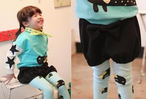 Vêtements pour enfants en gros en ligne : Pantalon décontracté imprimé de dessins animés pour filles, fabriqué en Chine - Product Image 4