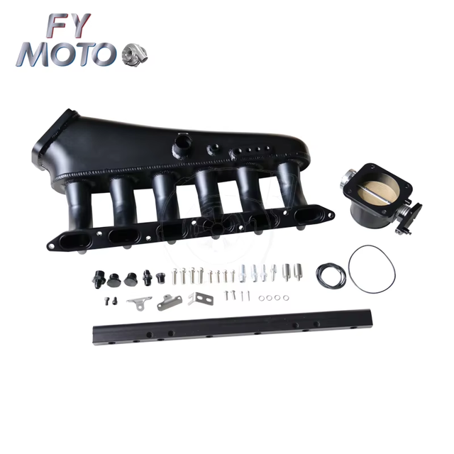 Intake Manifold Kits with Fuel Rail+90mm Throttle Body Fits for M50 M52 E36 E46 325i 328i 323i M3 Z3 M PERFORMANCE