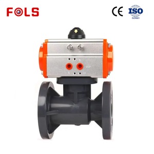 Venta Caliente de Fábrica: Válvula de Bola de 2 Vías con Brida de UPVC DN50-DN200, Bajo Precio, OEM - Product Image 3