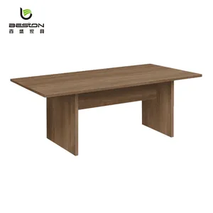 Office Furniture Wooden 8 Persons Conference Table Meeting Desk Boardroom Desk Cheap Office Conference Room Desk