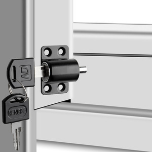 Cerradura de seguridad para ventanas, cerradura antirrobo de aleación de zinc para puertas correderas, para ventanas de aluminio y PVC - Product Image 4
