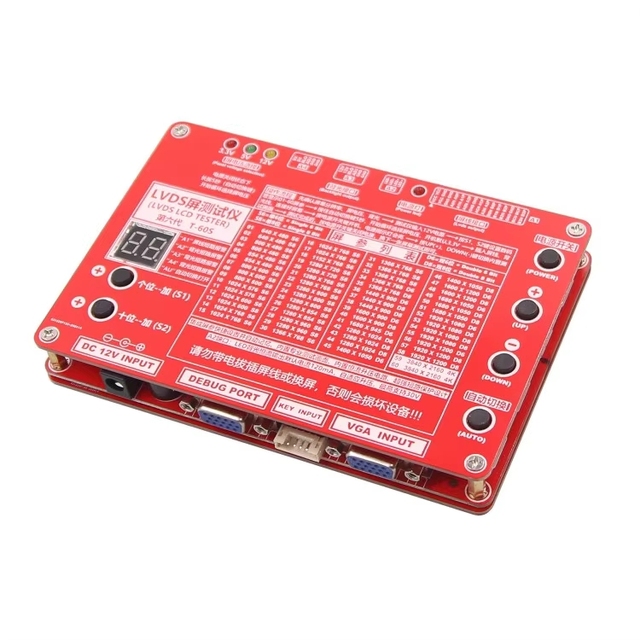 GGDX 4K 2K LVDS LCD Tester LED Panel with 4K Adapter Board 2048x1536 For TV Laptop Screen