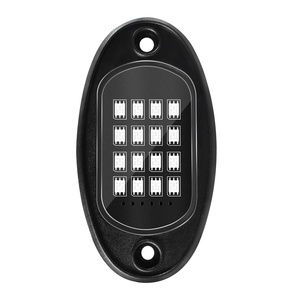APP Control RGB Rock Lights 12V Multi Color Underglow <span class=keywords><strong>4x4</strong></span> Off Road Rock Light Kit RGB para camión SUV ATV barco motocicletas - Product Image 1