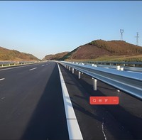 Barandilla de Seguridad para Carreteras de Acero Galvanizado por Inmersión en Caliente, Tipo W, Certificada EN1317, Sistema de Barrera de Seguridad Vial, Fabricante Profesional