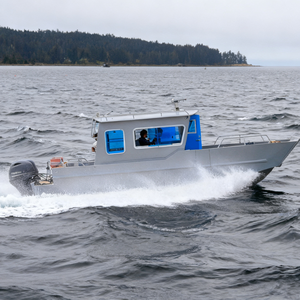 Barco de carga de cabina de aluminio Premium de <span class=keywords><strong>venta</strong></span> directa de fábrica, buque utilitario de 27 pies construido para trabajo marino pesado - Product Image 4