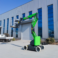 Plateforme élévatrice mobile articulée 10M 20M 30M, plateforme de travail en hauteur électrique, plateforme de travail aérien homologuée CE