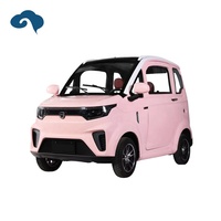Quadricycle Électrique Fermé Couleur Morandi pour Adultes – Véhicule de Mobilité Électrique (EV) à Énergie Nouvelle