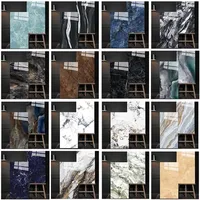 Nouvelle conception de carreaux de sol de cuisine en marbre naturel Granito, dalles de pierre artificielle en granit bleu, carreaux de porcelaine brillants