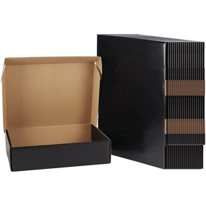 Cajas de envío corrugadas personalizadas, color negro mate, baratas - Product Image 6