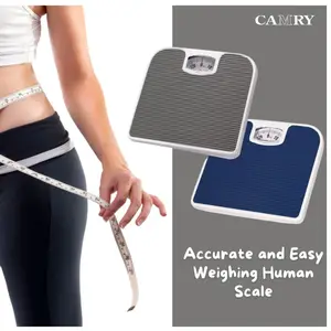 CAMRY 130Kg/300Lb Analog For Body Weight Mechanical Body Scale Dial Scale Personal Body Weighing Mechanical Bathroom Scale