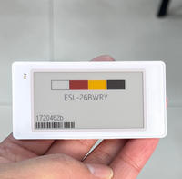 Étiquettes de prix numériques ESL 2,6 pouces avec Bluetooth 5.0 BLE 2,4 GHz, kit EAS, API SPI EPD, affichage E-Ink ESP32, NFC, étiquette électronique de rayon