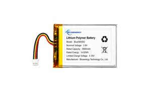 แบตเตอรี่ลิเธียมโพลิเมอร์แรงดันสูง 3.8V 3900mAh รุ่น 585092 จากโรงงาน OEM แบตเตอรี่แบบชาร์จได้ 4.35V HV LiPo - Product Image 1