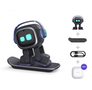 Robot Emo intelligent IA, animal de compagnie de bureau pour divertissement, avec personnalité unique, en plastique de qualité commerciale, contrôlable par application - Product Image 3