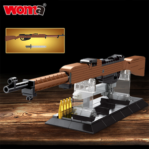 Bộ đồ chơi WOMA TOYS trang trí nhà cửa, mô hình súng quân sự, đồ chơi nhựa, mô hình súng ngắn Trung Quốc, vũ khí, bộ lắp ráp bằng gạch, trò chơi lắp ráp - Product Image 2