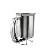 Pas cher Multifonction gaufres crêpes muffin cuisson en acier inoxydable pâte pancake distributeur