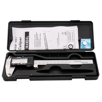 Electronic Digital Vernier Caliper 150mm Stainless Steel Ruler Gauge Micrometer 6 Inch LCD Measuring Ruler Tool With Plastic Box