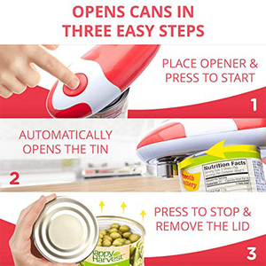 Productos Ecológicos 2023, Abridor de Latas y Botellas Eléctrico Automático, Profesional, Extraíble, Seguro para Alimentos - Product Image 4