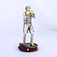 Figurine de boxe en résine synthétique, série sportive, décoration créative pour salon, bureau, maison, cadeau d'affaires, trophée, vente en gros