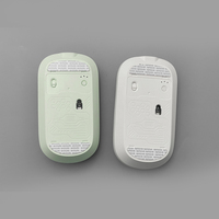 Nouvelle souris cadeau portable rechargeable 2.4G BT bouton ergonomique en métal et silencieux sans fil avec coque amovible MW-002RM