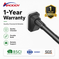 ARODDY 25 мм Карниз без сверления, 70-120 см, усиленный, из фосфатированной стали, с внутренним замком, для затемняющих штор, OEM