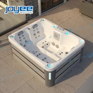 JOYEE Europe Balboa Control Hot Tub Factory Prices Outdoor Spa for 4 persons Outdoor Bathtub whirlpool Ice Bath Tub