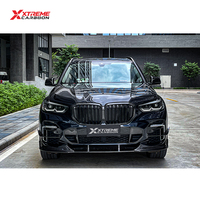 XTREME Upgrade Spoiler avant en fibre de carbone sèche TAKD, lèvre de pare-chocs avant monobloc, kit carrosserie pour BMW 2018-2023 G05 X5
