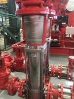 Pompe centrifuge verticale multi-étages NMFIRE conforme à la norme NFPA20, 10 CV, pompe de surpression pour lutte contre l'incendie, en fonte ductile, électrique