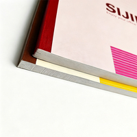 Carnet à couverture souple personnalisé B5 252x179mm, papier ligné, reliure parfaite, dos renforcé, impression OEM, pour l'école, le bureau, l'écriture