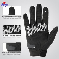 Gants de moto pour homme personnalisés en usine, coque de protection en fibre de carbone, résistants aux chocs, résistants à l'usure, compatibles avec les écrans tactiles