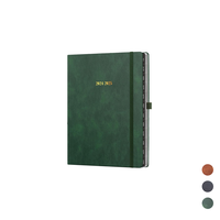 Ensemble cadeau pour étudiants Carnets de notes pour ordinateur portable imprimés à la demande en cuir PU avec stylo au design personnalisé