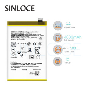 SINLOCE Usine de batteries de téléphone portable portable de haute qualité en gros pour OPPO <span class=keywords><strong>Realme9</strong></span> 5G/RMX3474 Fire BLP909 - Product Image 4