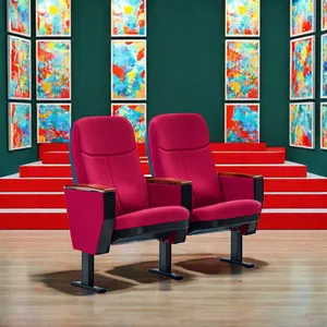 PP kapak koltuğu ile fabrika doğrudan tiyatro mobilya oditoryum sandalyesi ve konferanslar ve performanslar için yazı tahtası