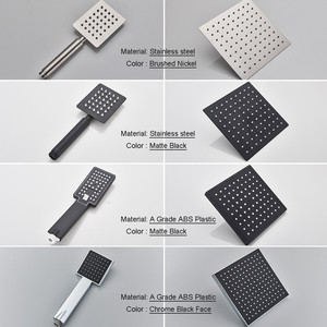 Черный душевой смеситель для ванной - Product Image 2
