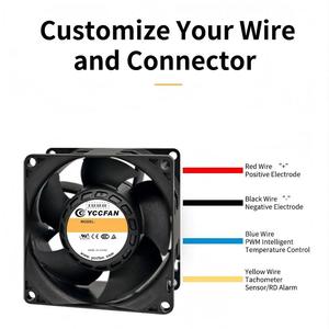 30x30x10 nhựa nhỏ trục làm mát người hâm mộ nhà máy 5 Blades 5V 12V 0.29a giá rẻ quạt nhỏ 13000 vòng/phút - Product Image 4