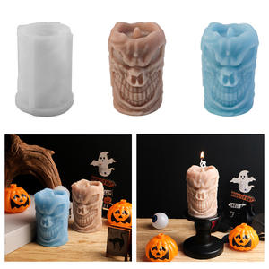 Stampo a forma di candela cilindrica profumata decorativa di Halloween Halloween dial Devil King Style Angel a grandezza naturale - Product Image 3