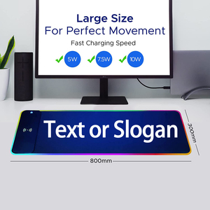 Đội ngũ chuyên nghiệp dịch vụ LED Mousepad thăng hoa trống mousepads LED xl xxl chơi game lớn sạc không dây - Product Image 2