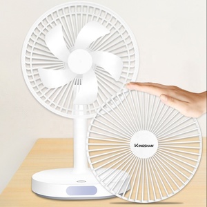 ODM OEM <span class=keywords><strong>USB</strong></span> Mini Bàn <span class=keywords><strong>Fan</strong></span> Với <span class=keywords><strong>LED</strong></span> Ánh Sáng Có Thể Sạc Lại Bàn Người Hâm Mộ 4000MAh Dung Lượng Pin Ba Tốc Độ Gió Tùy Chọn - Product Image 5