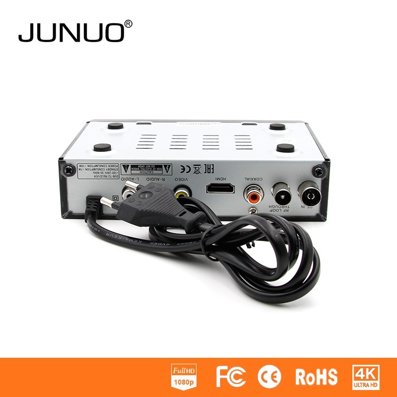 2019 Junuo Usine Prix HD TV Box 1080p Sunplus 1509C DVB-T2 Décodeur