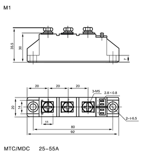 1000 <span class=keywords><strong>AMP</strong></span> cầu chỉnh lưu <span class=keywords><strong>Diode</strong></span> sket740 công suất cao SCR <span class=keywords><strong>Thyristor</strong></span> mô-đun 1600V | semiduken sket loại cho điều khiển công suất công nghiệp - Product Image 3