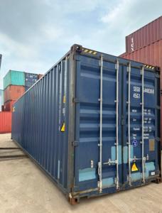 Conteneur maritime d'occasion 40HQ, conteneur sec 40 pieds High Cube 45G1 certifié CSC pour l'expédition mondiale - Product Image 2