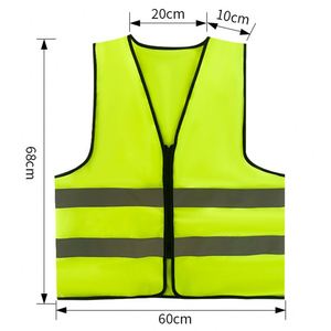 Chaleco de Seguridad Personalizable para Trabajo, Ciclismo, Correr, Voluntariado, Poliéster Transpirable, Impresión por Serigrafía, Unisex, Adulto, con Logotipo - Product Image 3