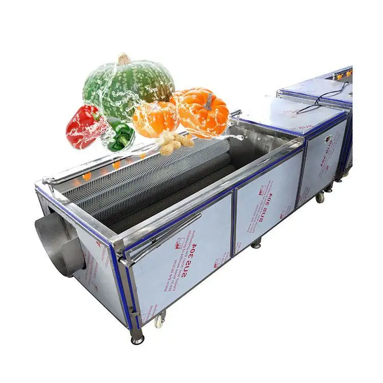 Fabrik preis zerstörung freie Gemüse waschmaschine Bürsten walze Drachen frucht waschmaschine