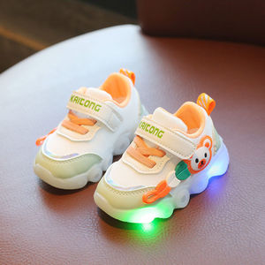 Ledカジュアルベビーシューズスニーカー幼児ソフトボトムベビーウォーキングシューズライト付きベビーシューズ - Product Image 6