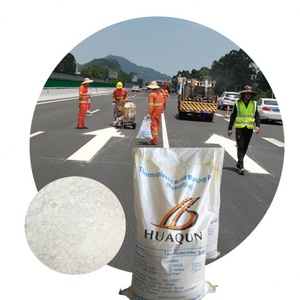 Peinture thermoplastique AASHTO hautement réfléchissante, revêtement thermofusible, visibilité routière efficace par application au pinceau ou au pulvérisateur, peinture de marquage routier thermoplastique - Product Image 1