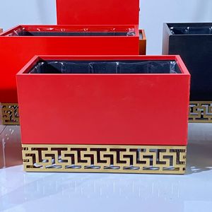 Dezun Home Furnishings Rectangular Storage Box Aluminum Base Wooden Gift Box For Home Desktop Decorative Storage - Product Image 3