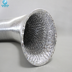 Conduit <span class=keywords><strong>flexible</strong></span> acoustique isolé en <span class=keywords><strong>aluminium</strong></span> pour la ventilation - Product Image 5